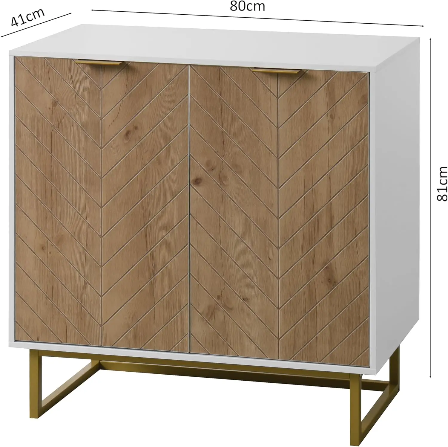 Set Of 2 Storage Cabinets With Doors, White Sideboard Buffet Cabinet, Kitchen Cabinet With Storage, Free Standing Coffee Bar,