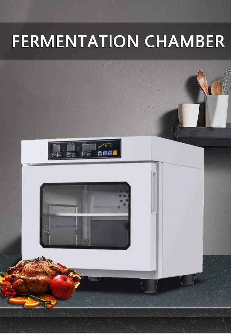 فرن صينية خبز تجاري جديد مكون من 3 طبقات مع تحكم مستقل في درجة الحرارة وصندوق تخمير مبلل، فرن بيتزا على الطراز الأوروبي