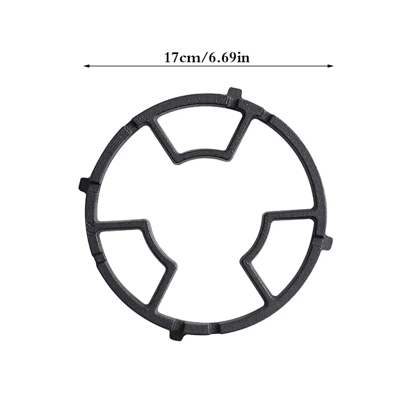 Uniwersalne antypoślizgowe żeliwne blachy do kuchenki Wok Płyta kuchenna Uchwyt na patelnię Stojak na mleko Uchwyt na garnek do kuchenki gazowej