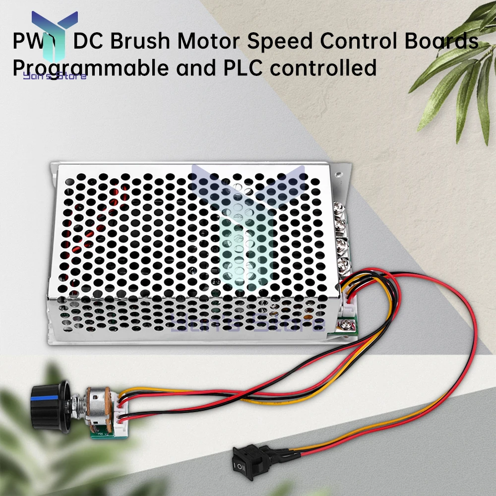 DC Motor Speed Controller 12V PWM Voltage Regulator 12V 24V 30V Dimming Dimmers Motor Speed Controller Input 100A 3000W Governor