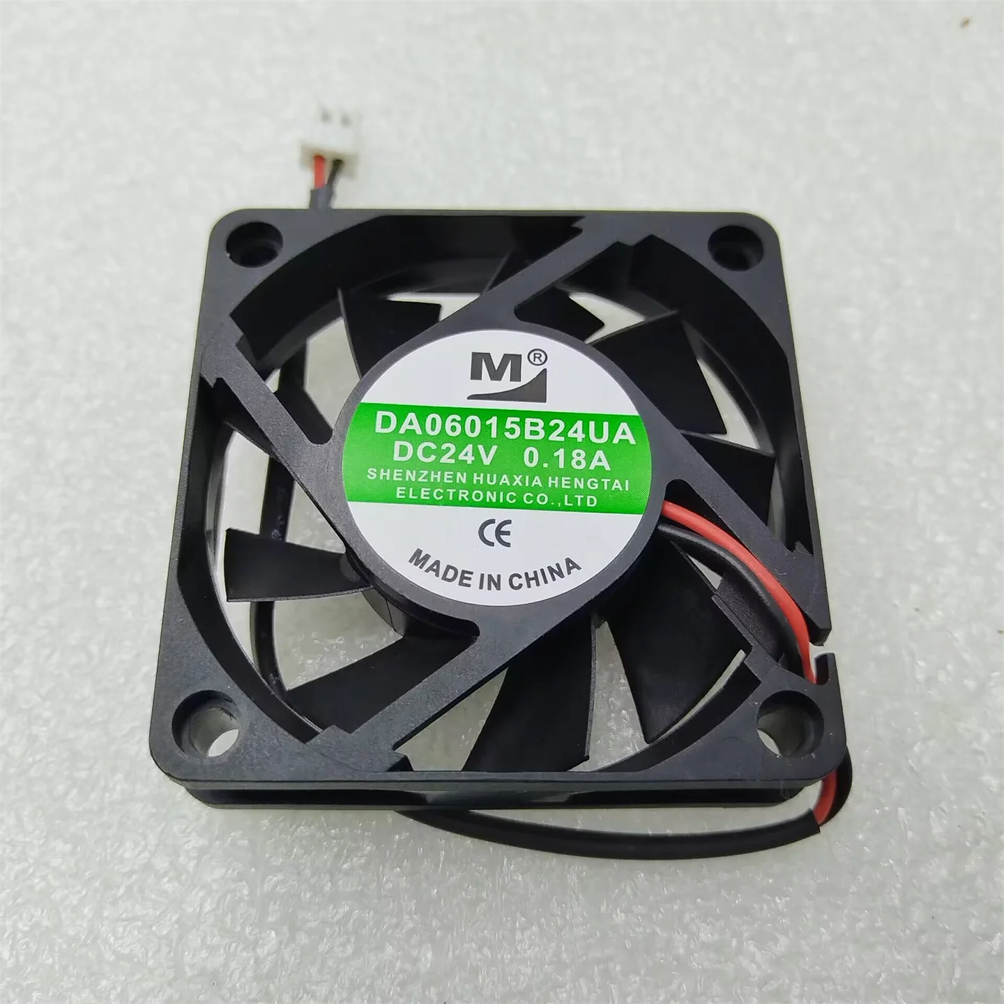 

M DA06015B24UA DC 24V 0.18A 60x60x15mm 2-Wire Case Cooling Fan
