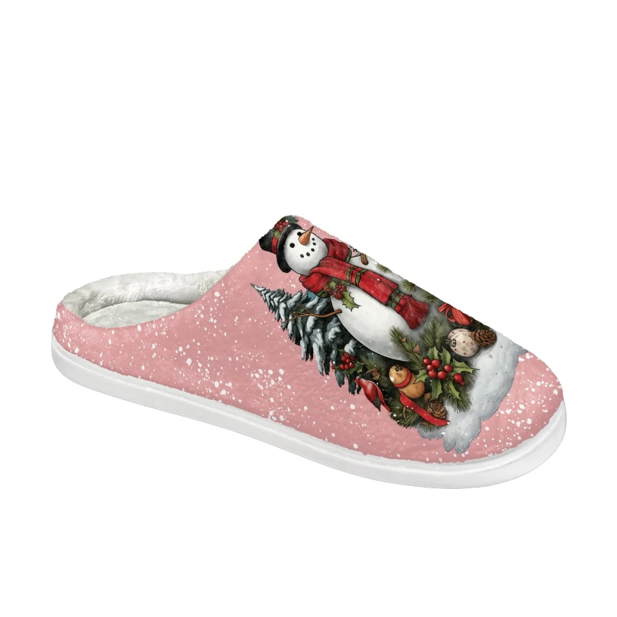 Christmas Design Winter Cozy Warm Flats Slippers Non-slip Couple Cotton Slipper Indoor Casual Floor Shoes Zapatillas Mujer Gifts