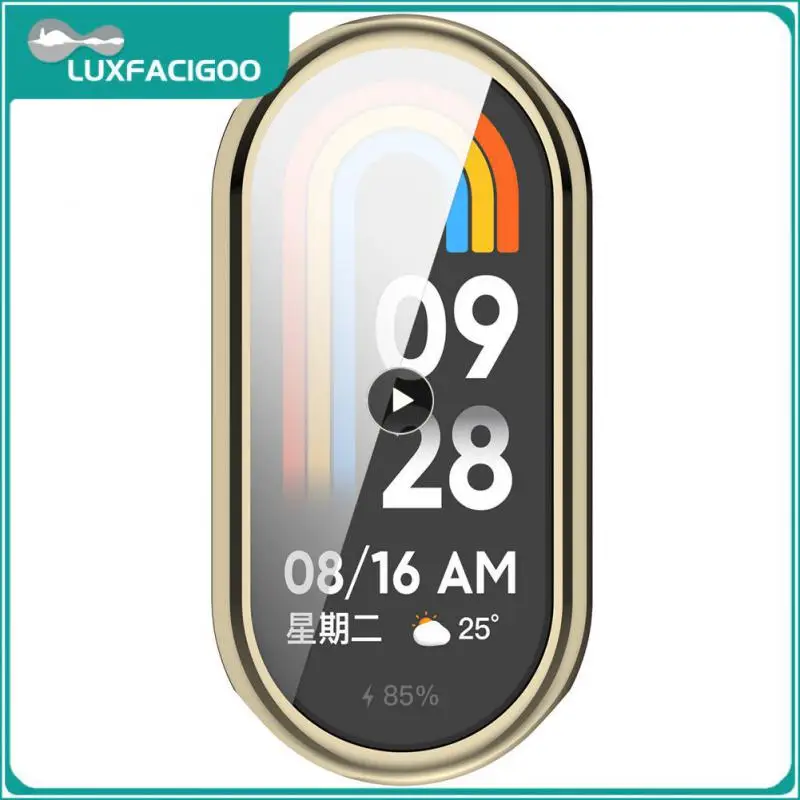 Защита экрана для Mi Band 8, Защитная пленка для экрана, тонкая мягкая ТПУ с чувствительным касанием для ремешка Mi Band 8
