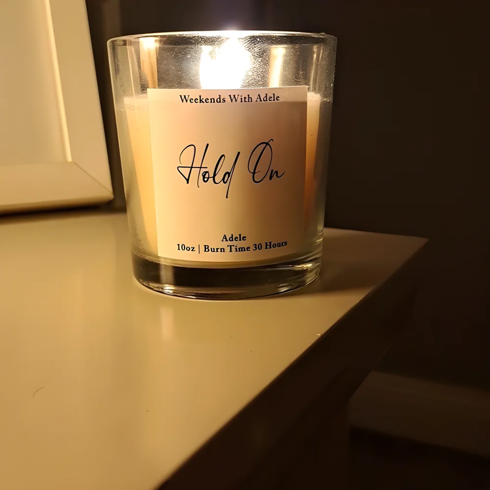 Personalised Candle Label Stickers, Simple & Modern, Black/Foil, Clear, White Stickers, Customisable Homemade Candle Stickers, C