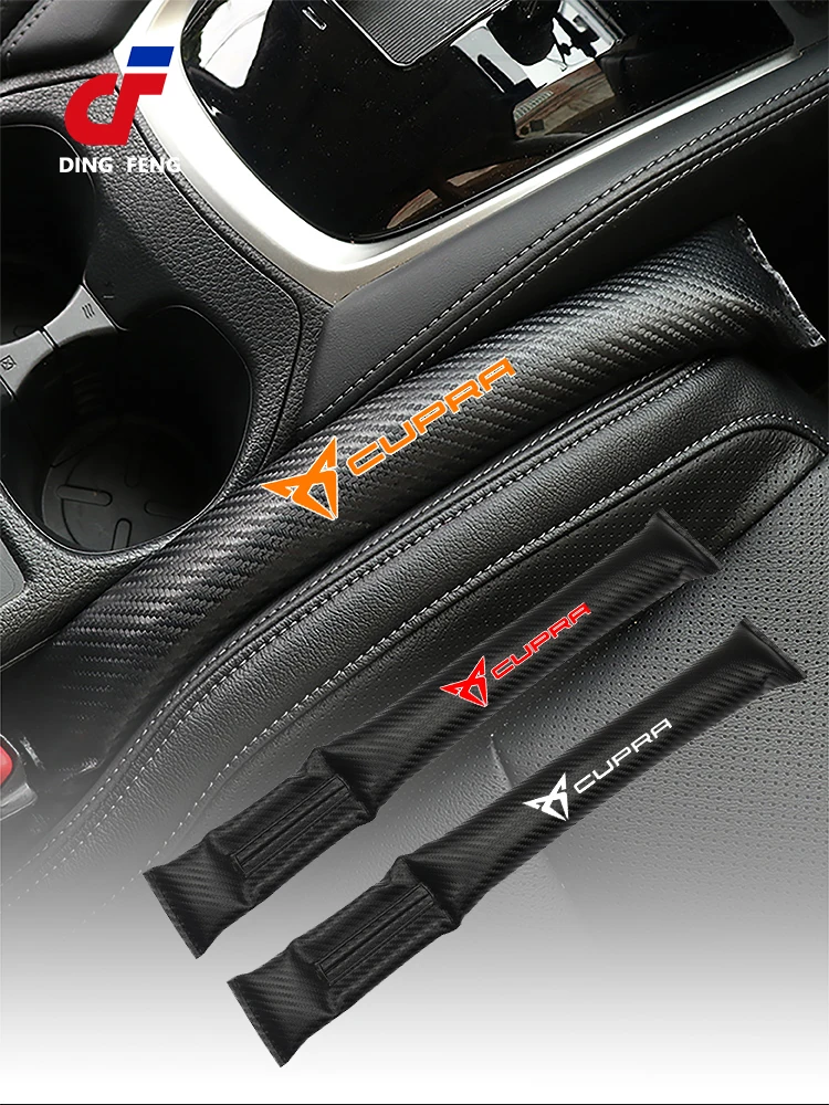 Car Seat Gap Filler Carbon Fiber Side Seam Plug Strip For Cupra Born VZ Cupra Tavascan Car  Accessories