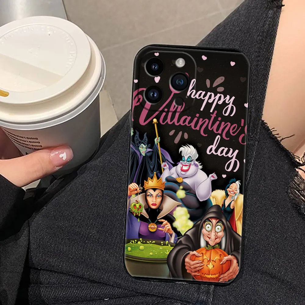 Disney Villain Queen Phone Case For iphone 16 15 14 13 12 11 Pro XS Max Mini X SE 2020 2022 8 7 6 Plus Case Funda Shell Cover