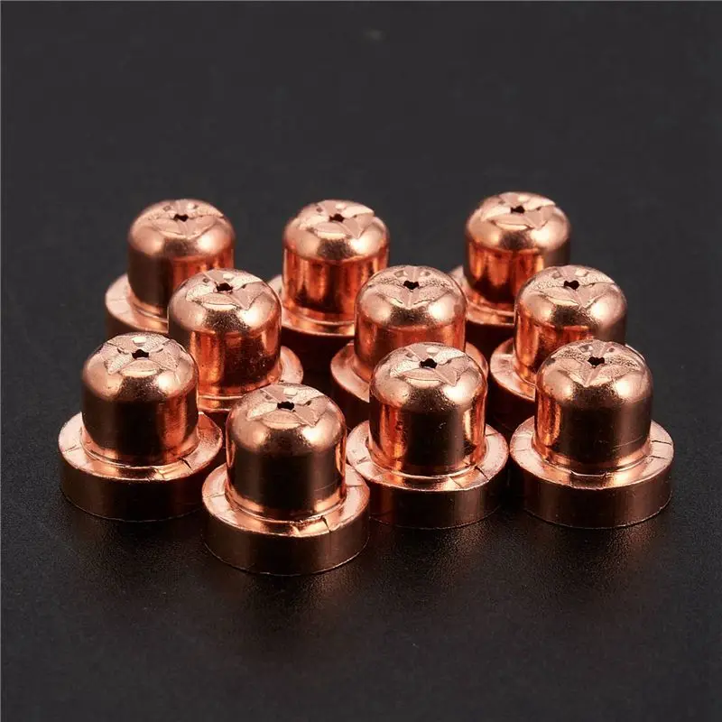 M12K-160Pcs For PT 31 -40 40A Standard Size Plasma Cutting Torch Cutter Consumables Extended Tip Nozzles Electrode