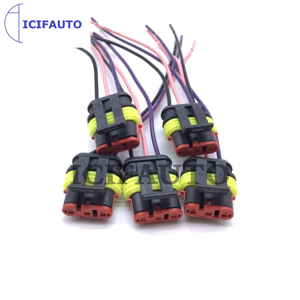 5 x Connector of MAF Mass Air Flow Sensor Meter for Buick Chevrolet Oldsmobile Pontiac 3.8L V6 19179715 / AFH50M-05 / 19112543