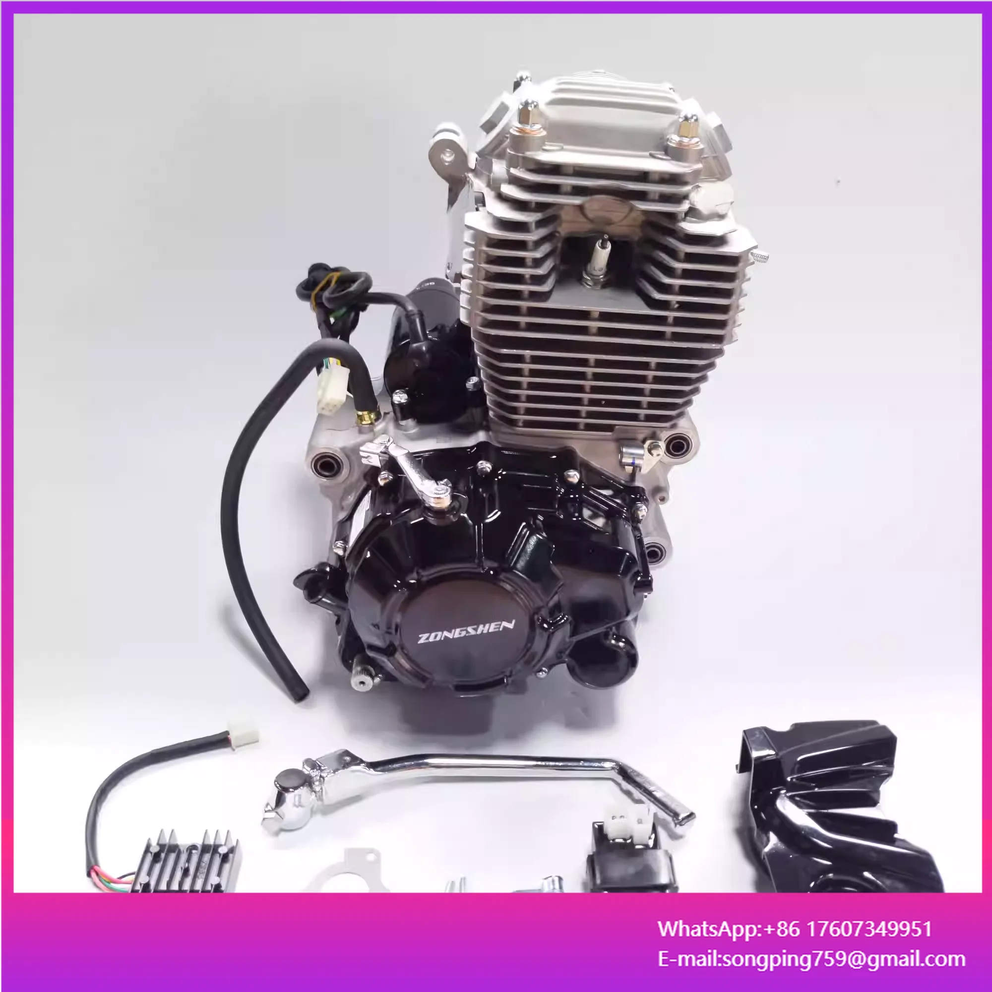 

CQHZJ ZS172FMM-3A CB250-F 250cc Motorcycle Engine ZONGSHEN 250CC Motorcycle Engine Assembly