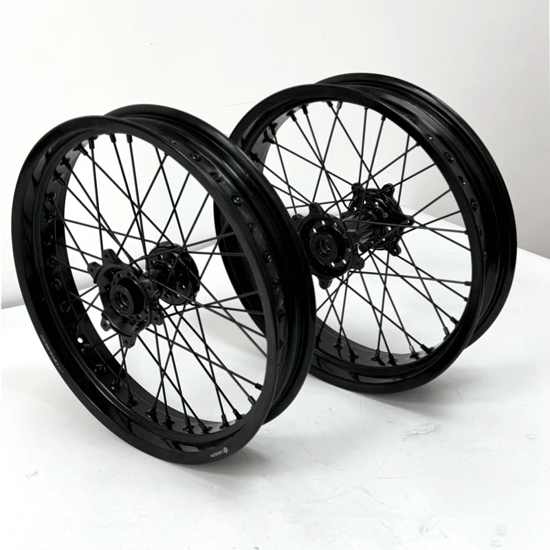 

Modification Wheel Set 17*2.5 Front and 17.3.5 Rear Wheels for Surron Ultra Bee Motorcycle Electric Bicycle