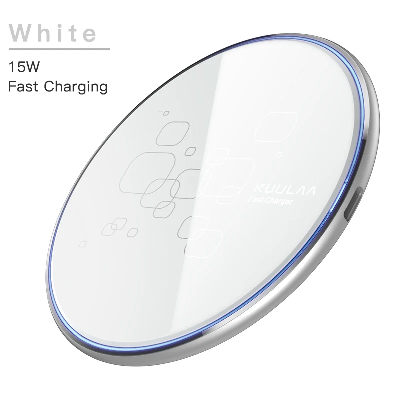 15W Wireless Charger For 14 13 12 11 Max XS XR 8 Plus Mirror Wireless Charging Pad For S9 S10+ Note 9 8