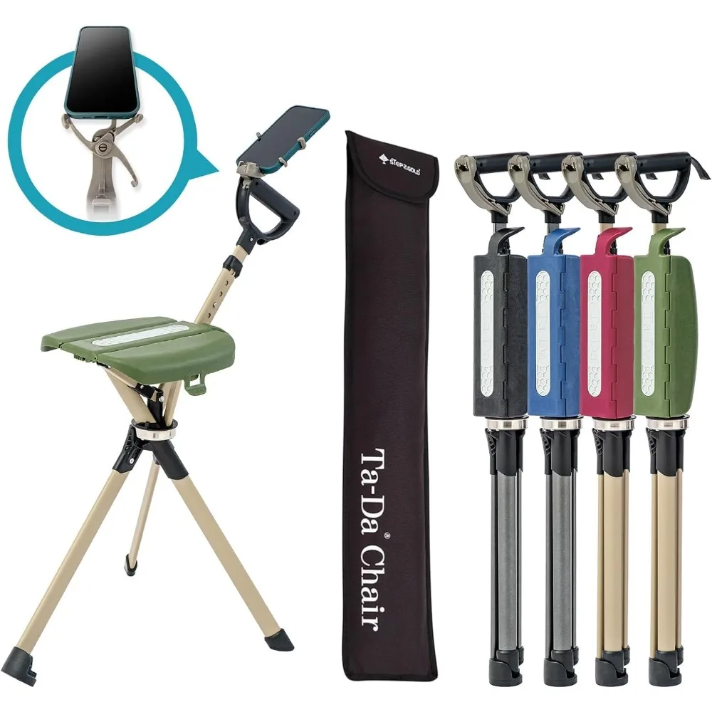 

Chair Series 2 PRO, Portable Trekking Hiking Pole, Folding Walking Stick with Seat, Walking Cane with Chair, Foldable Cha
