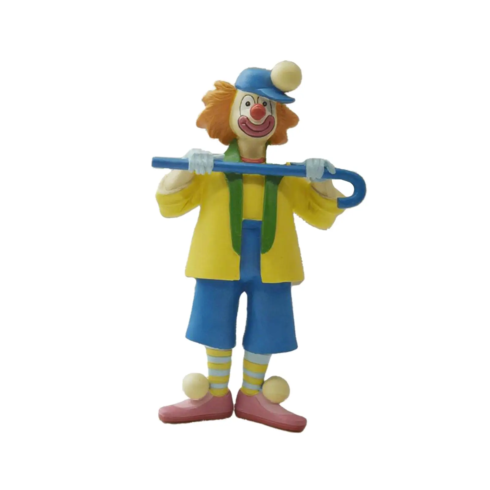 Clown Statue Collectible Halloween Gift Tabletop Ornament Decorative Figurine Figure Sculpture for Shelf Bedroom Dining Table