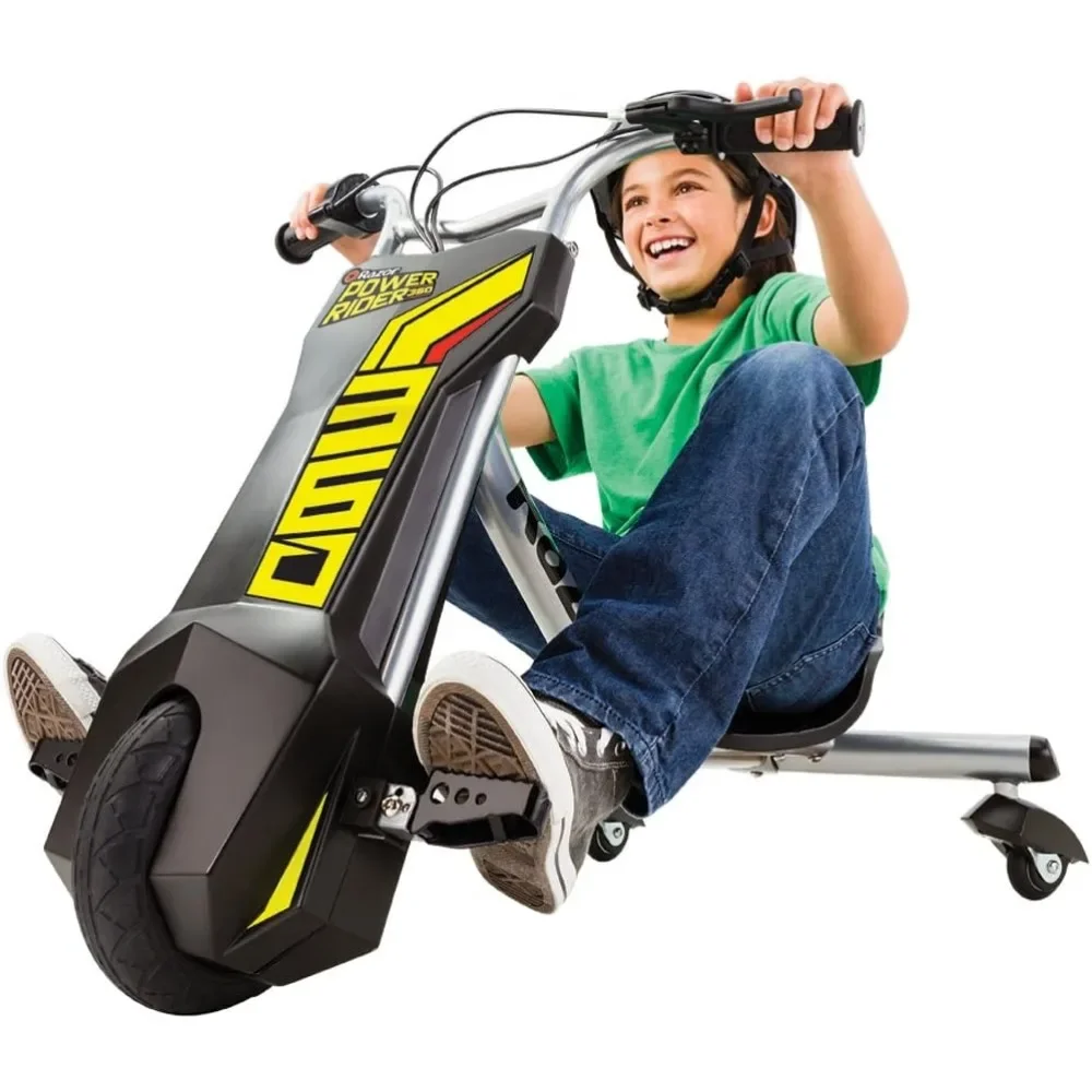 %a Power Rider 360 9 MPH Drifting Trike Ride-On Electric Powered Tricycle