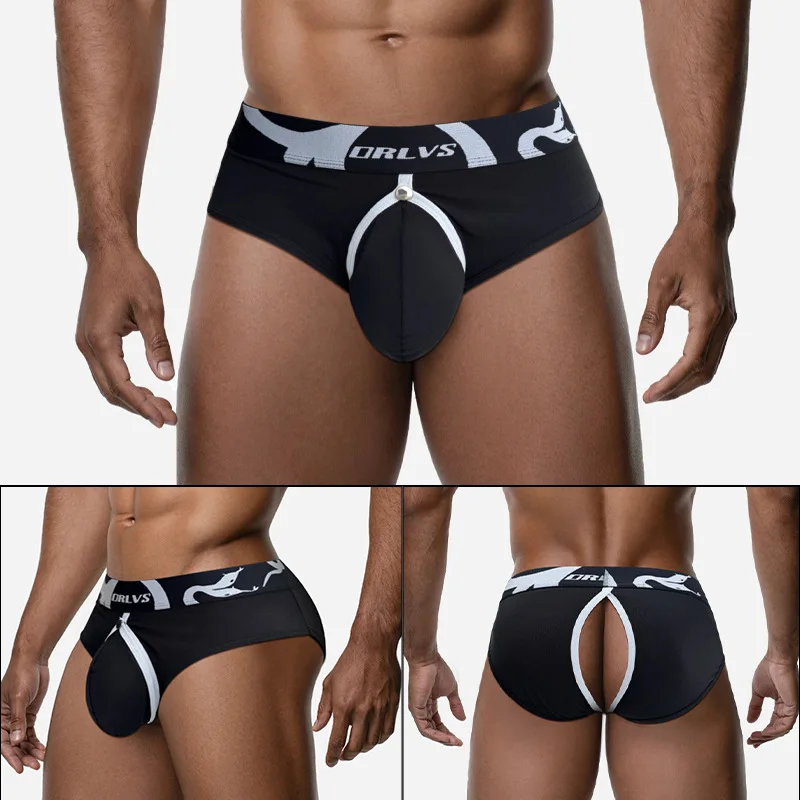 2025 slip da uomo con tasca rimovibile a vita bassa modale aderente comodo e traspirante OR6215