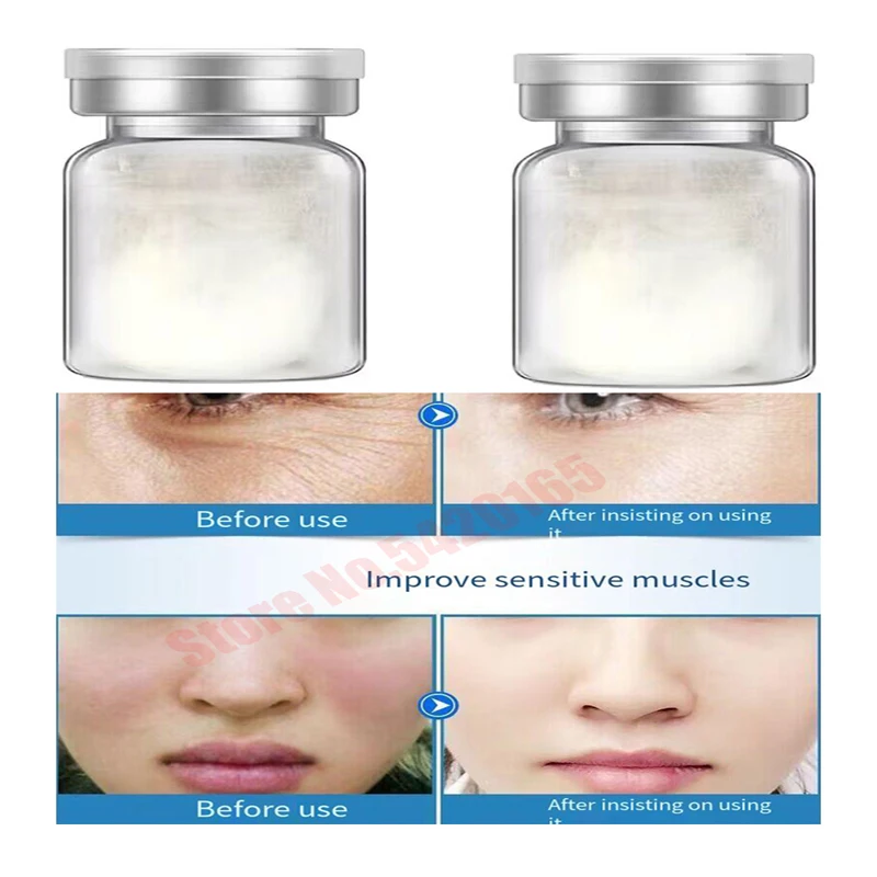 Pure Collagen Ball Natural Silk Protein Anti Aging Essence Firming Wrinkle Removal Korean Cosmetics Facial Serum