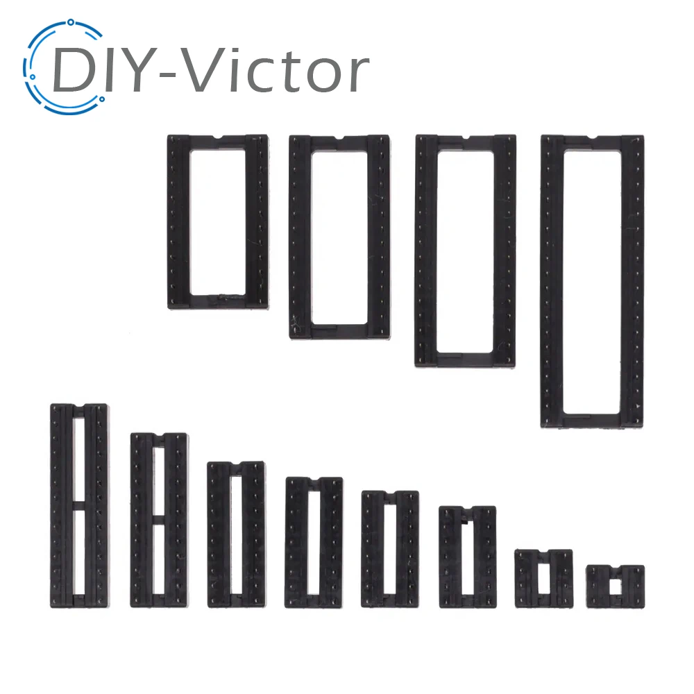 掘削機用の穴付き六角形ソケット,6 8 14 16 18 20 24 28 40ピン,dip6 dip8 dip14 dip16 dip18 dip20 dip28 dip40,10個