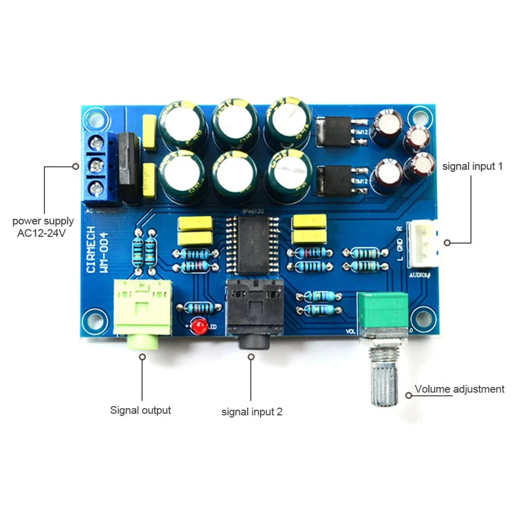 

Amplifier Board Handy Installation Universal Portable Amplifiers No Noisy Light-weight Wide Sound Field for Headphone