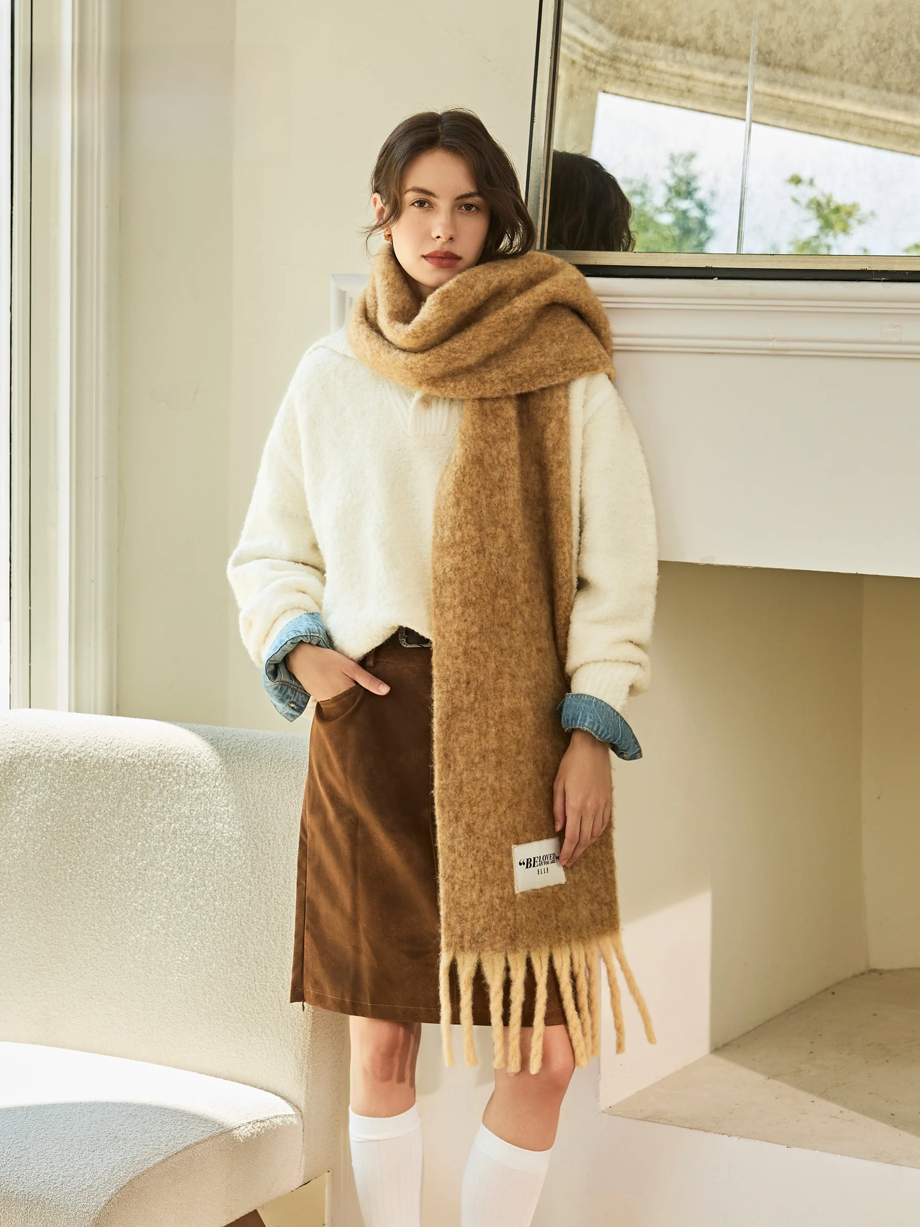 Echarpe-rectangulaire-en-melange-de-laine-epaisse-pour-femme-elle-elegante-et-chaude-pour-l'hiver-et-l'automne-cache-cou-uni-de-style-britannique