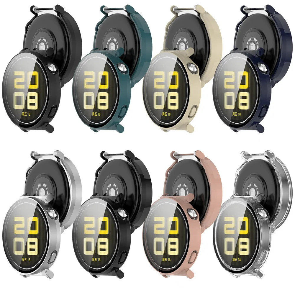 Custodia protettiva e protezione schermo in vetro temperato per Huawei Watch GT5 Telaio da 41 mm Accessori protettivi sottili per PC di alta qualità