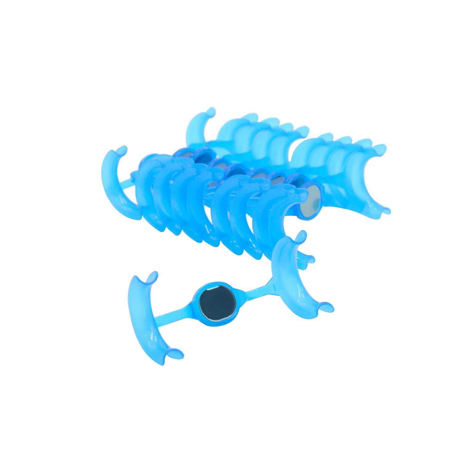 

10Pcs M Type Mouth Opener With Mirror Cheek Lip Retractor Expanders For Orthodontic Teeth Whitening Oral Care Dentist Tools