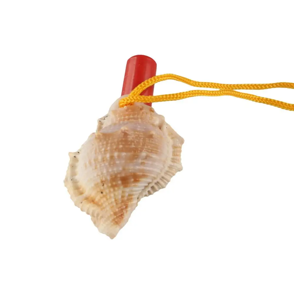 Verjaardag Decoratie Instrument Natuurlijke Creatieve Verzending Kinderen Souvenirs Hanger Survival Tool Speelgoed Gift Conch Fluitje