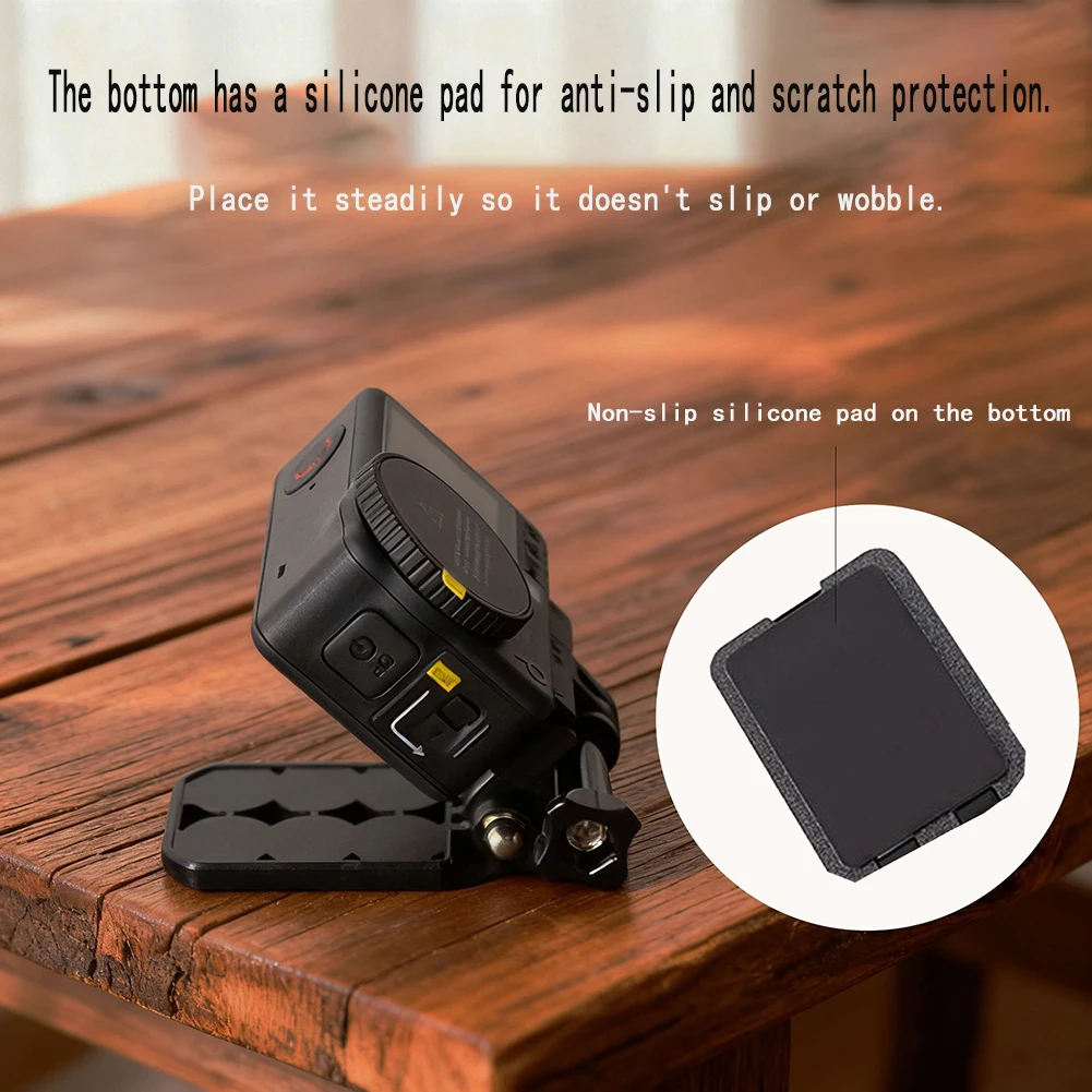 Magnetyczny uchwyt do DJI Action 6/5/4, regulowany o 180 stopni, do DJI Osmo Gopro, stały uchwyt, akcesoria. — zdjęcie produktu 4