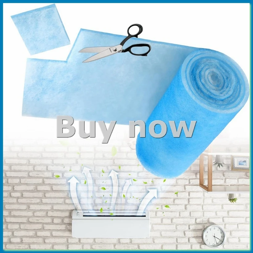 12x120 Inch MERV 6 Reusable Air Vent Filter Cut to Size Electrostatic Floor Vent Filter Washable Replacement-ABHG