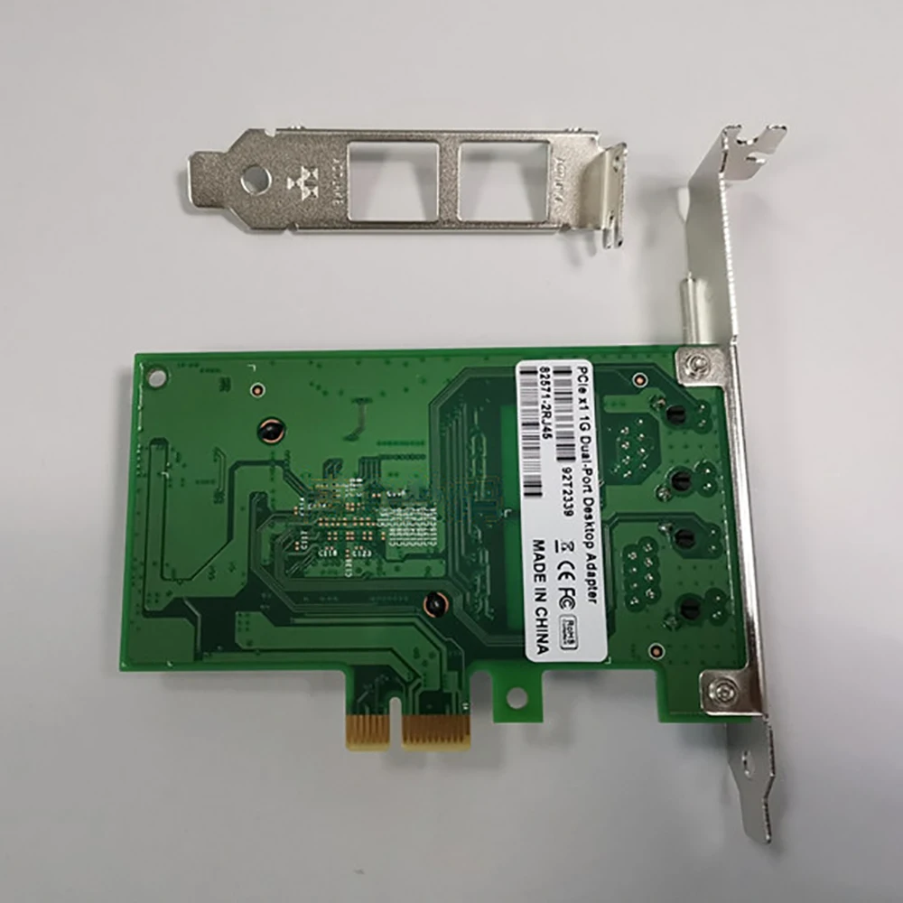 สําหรับ Inter EXPI 9402PT 82571-2T PCIe x4 82571-2RJ45 PCIe x1 Dual-Port Server/เดสก์ท็อปอะแดปเตอร์ 1G Gigabit Dual-Port การ์ดเครือข่าย