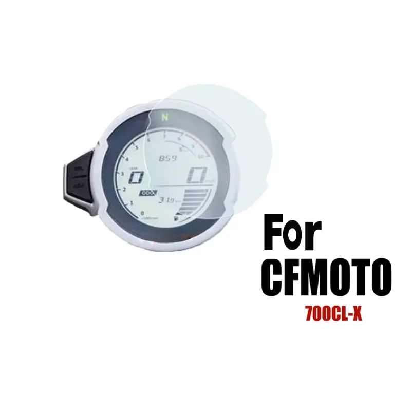 For CFMOTO 700CL-X Scratch Resistant Sticker Speedometer Scxreen Protector Motorcycle Cluster Scratch Protection Film