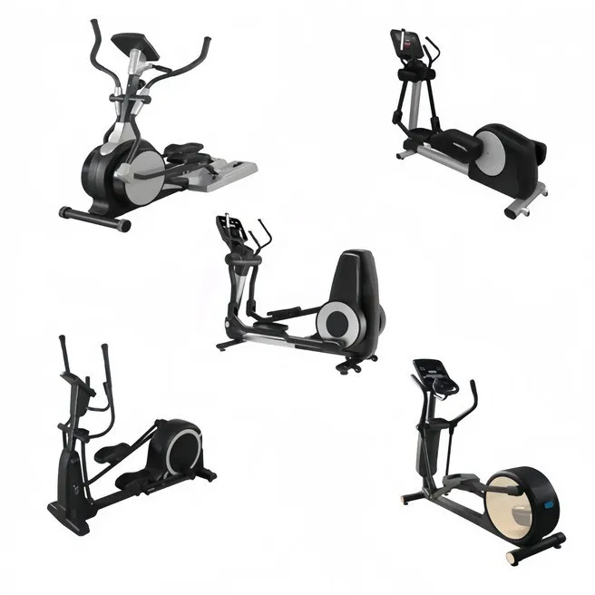 Folding Elliptical Machine Commercial Household Indoor Exercise Electromagnetic Control Space Stepping Machine