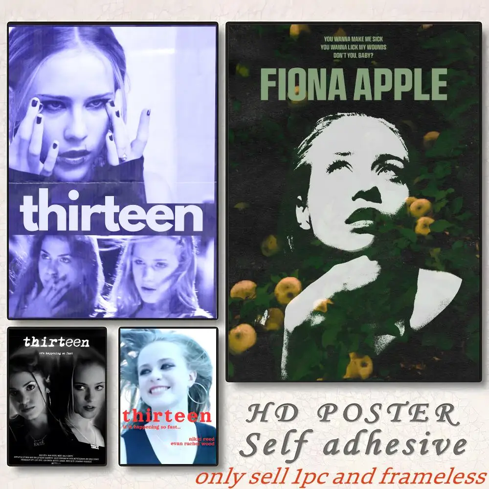 Drama Movies T-Thirteen Poster Art painting with prints Home bedroom bar Outdoor places living room decoration gift