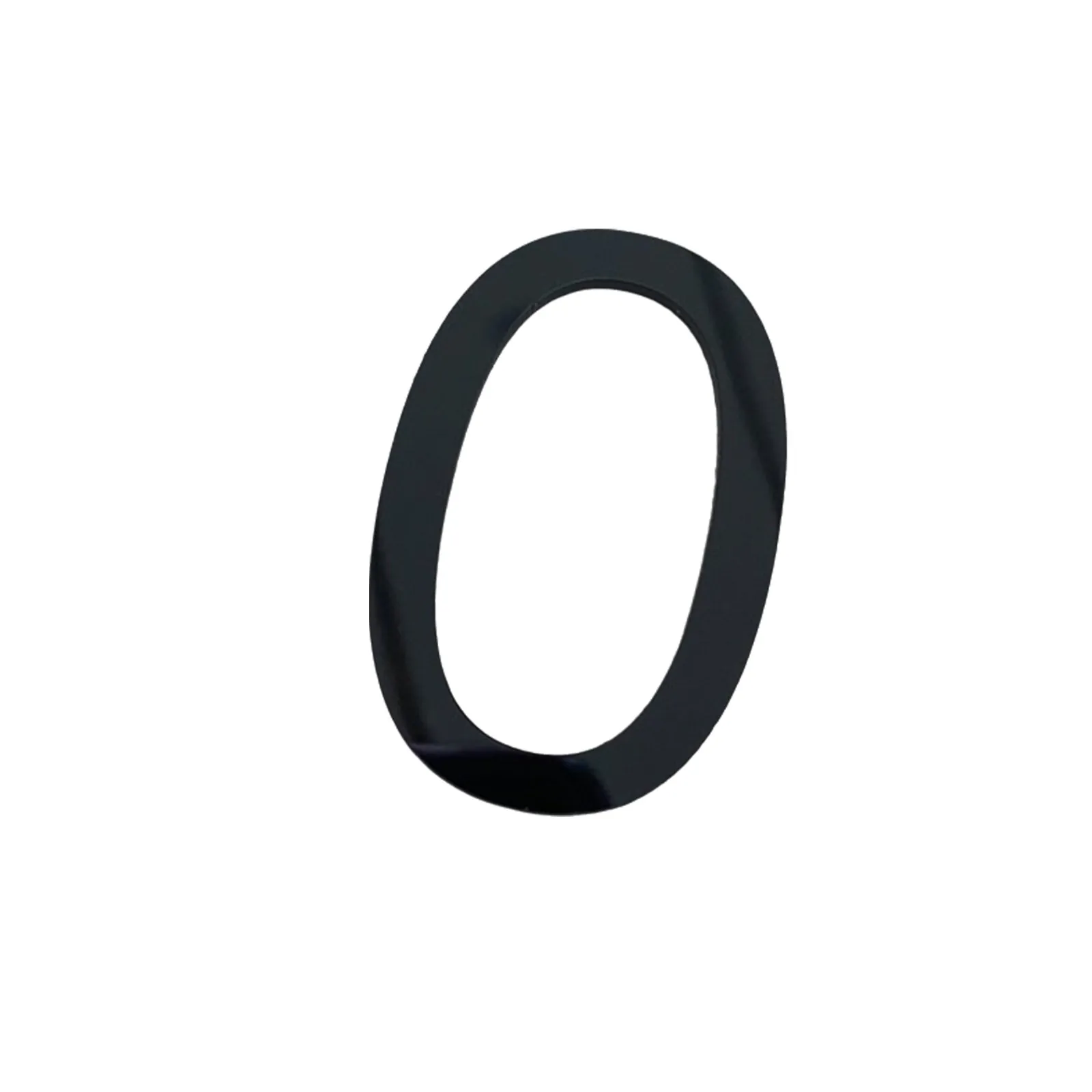 1pc Floating House Number Outdoor 5cm Black Aluminum Alloy Apartment Door Number Mailbox Address Sign