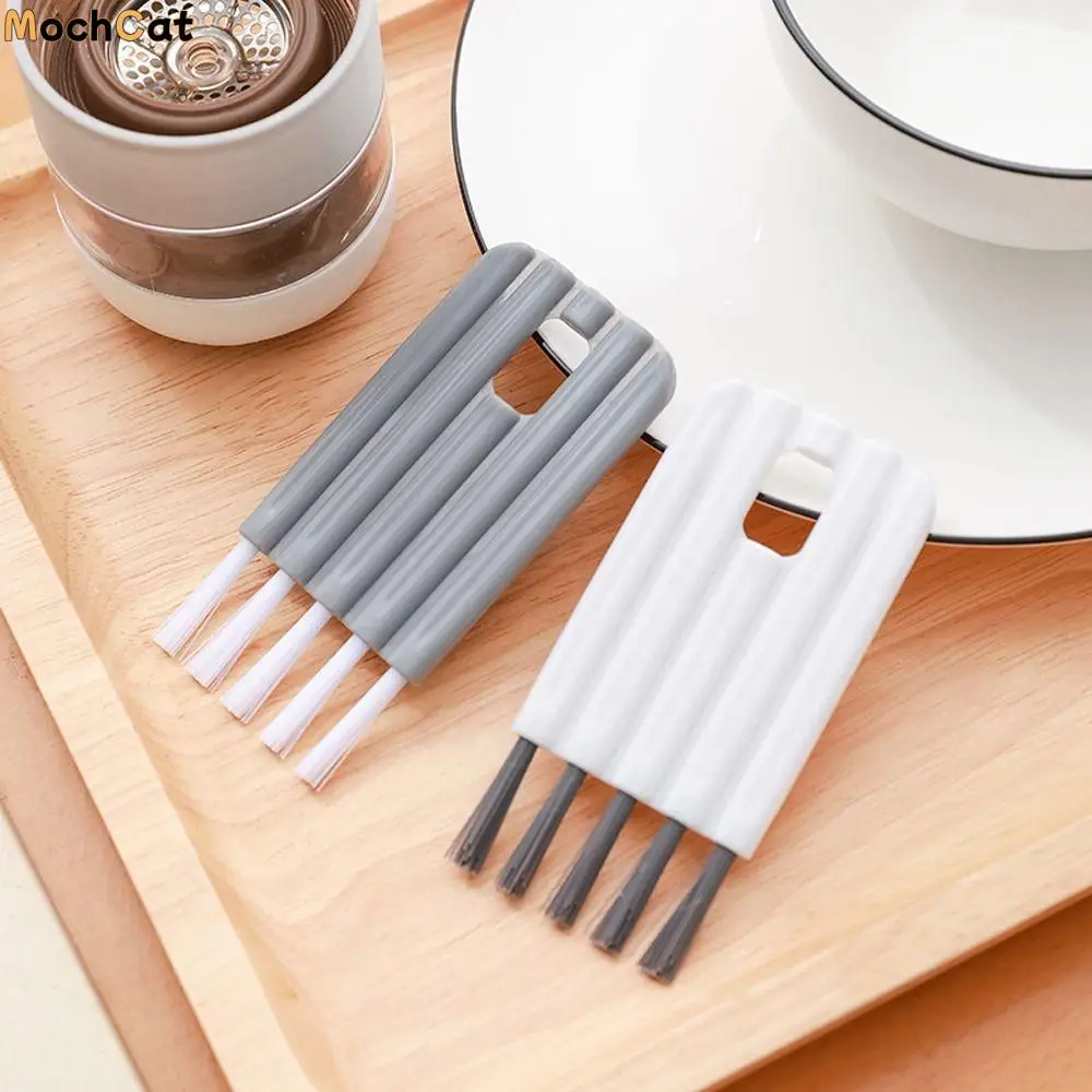 

Portable Groove Brush Sanitary Multi-functional Cleaning Brush Cleaning Tool Cup Scrubber Milk Bottle Brush Soft Bristles