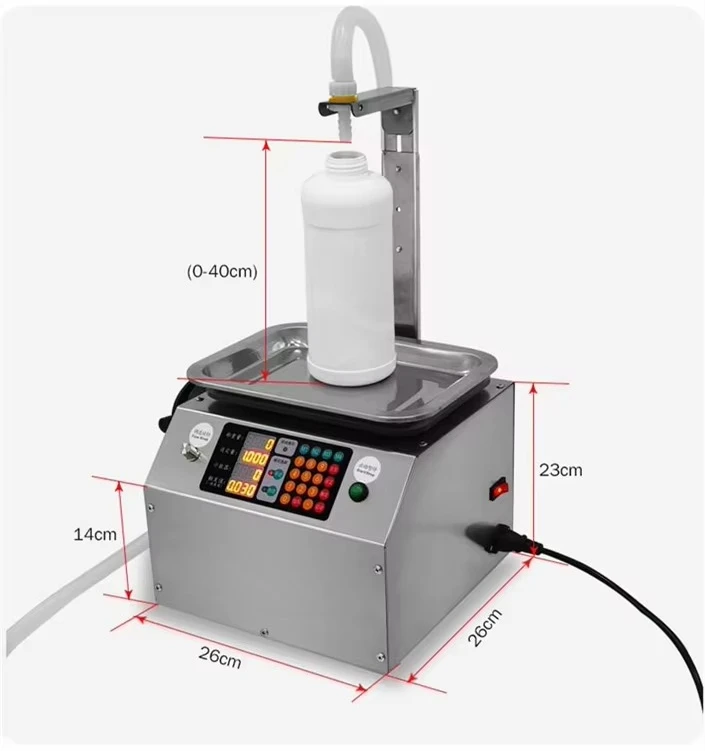 Small Automatic Liquid Filling Machine | Weighing & Quantitative Oil Filler for Edible Oil, Oyster Sauce, Cooking Oil Packaging