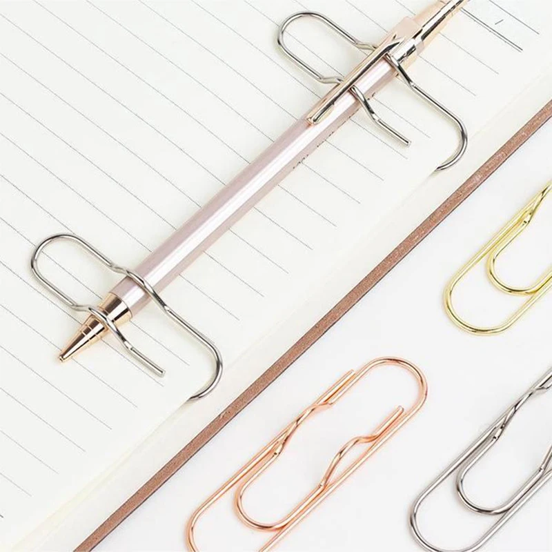 Multifunctionele Paperclips Paperfixclips Penhouder Clips Notebook Penhouder Boekenpin Voor Notebook Journal Document Clips