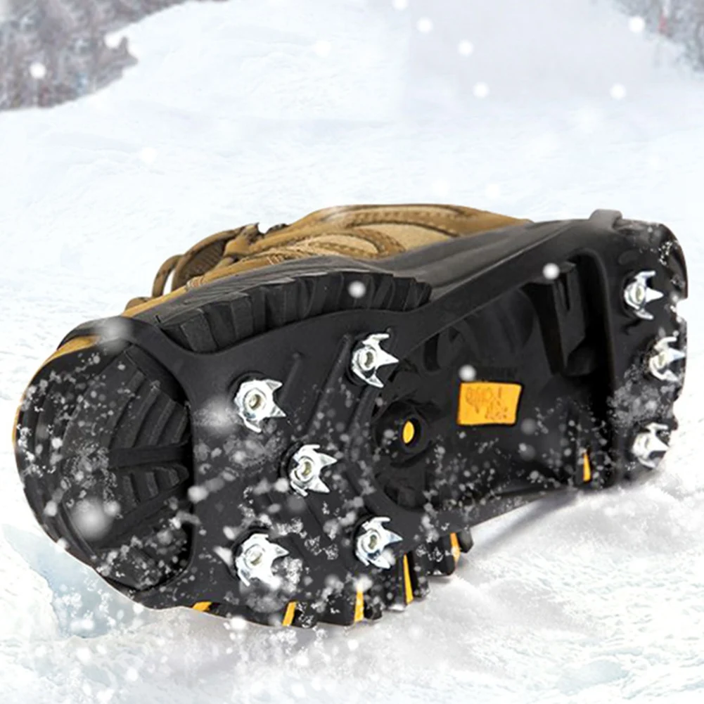 

Универсальные противоскользящие шипы AEF6-2 (пара), 8-зубчатые ледоступы, накладки для обуви и ботинок