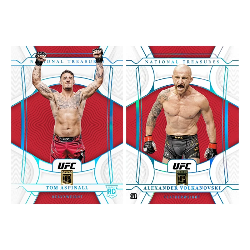 Diy Homemade Panini UFC Series Alexander Volkanovski Francis Ngannou Ian Garry Collection Flash Card Toys Gift - view 6