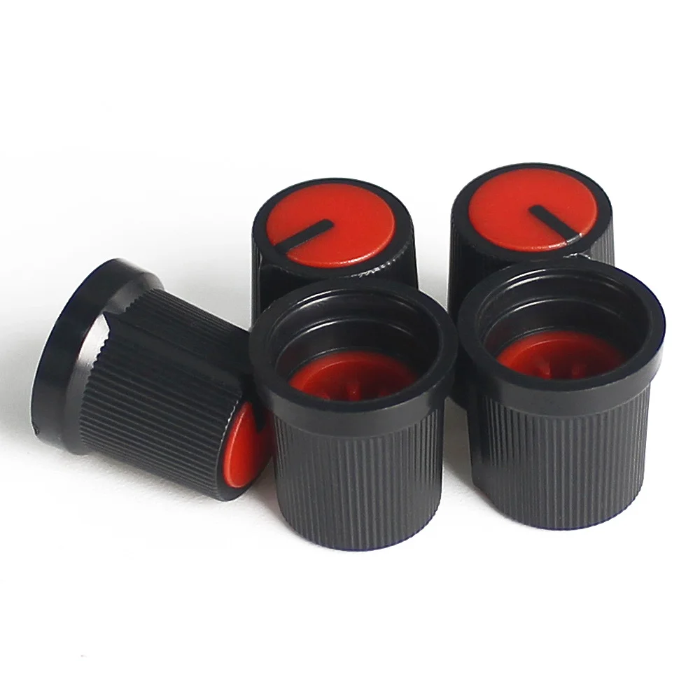 5 قطعة WH148 الجهد مقبض الباب غطاء AG3 15x15 مللي متر مقابض بلاستيكية حمراء مقبض البرقوق