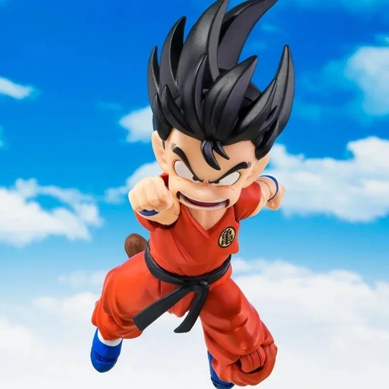 Bandai Dragon Ball Anime Action Figure para crianças, SHF Son Goku modelo brinquedos, coleção original, presentes de aniversário, S.H.Figuarts, em estoque