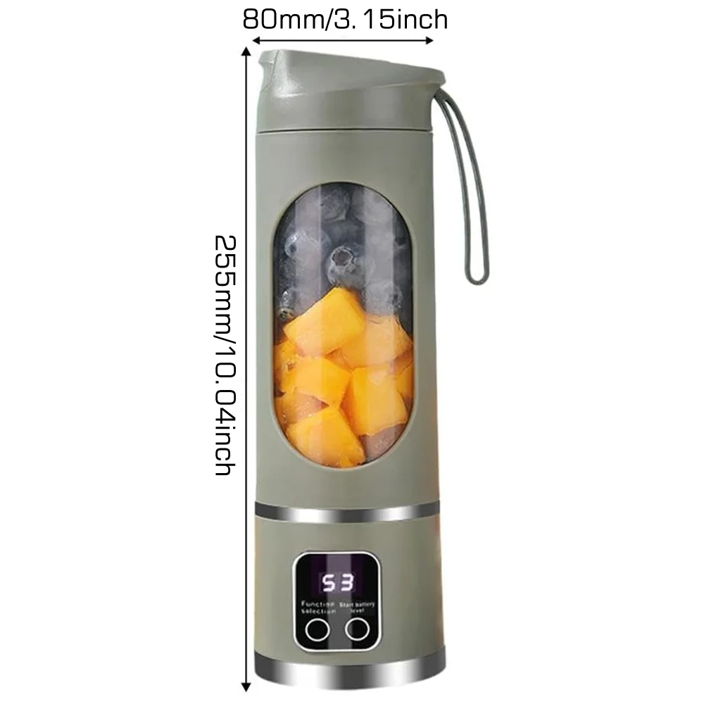 Obrázek 3: Přenosné odšťavňovač, multifunkční mixér, USB nabíjení džus tvůrce, vhodný pro vytváření smoothies, milkshakes, a ovoce šťáv