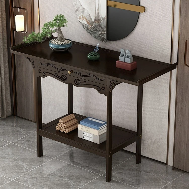 

New Chinese-style entrance table Entrance platform is opposite the door, light luxury decorative cabinet against the wall