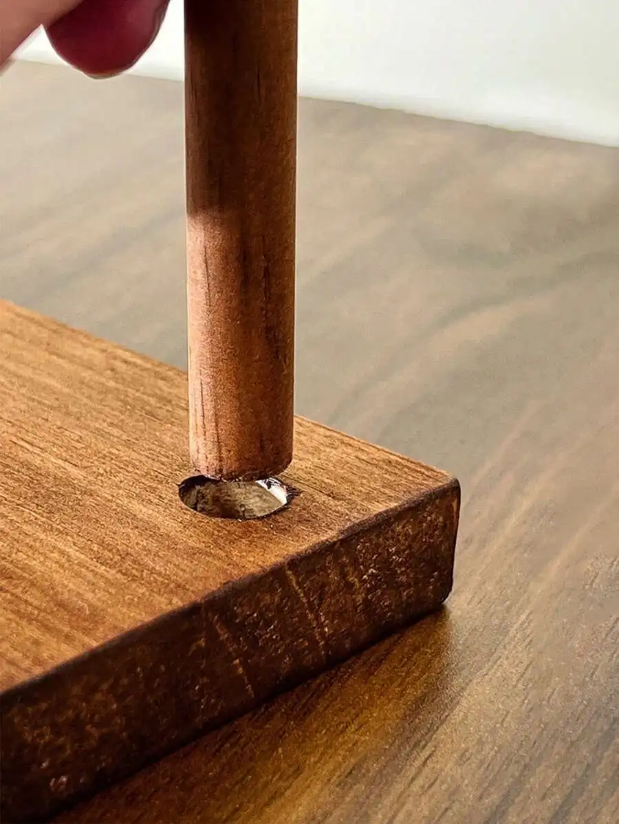 High-Quality Walnut Color Solid Wood Necklace Display Rack, Jewelry Stand For Necklaces, Bracelets And Accessories GiftFor Women image 5