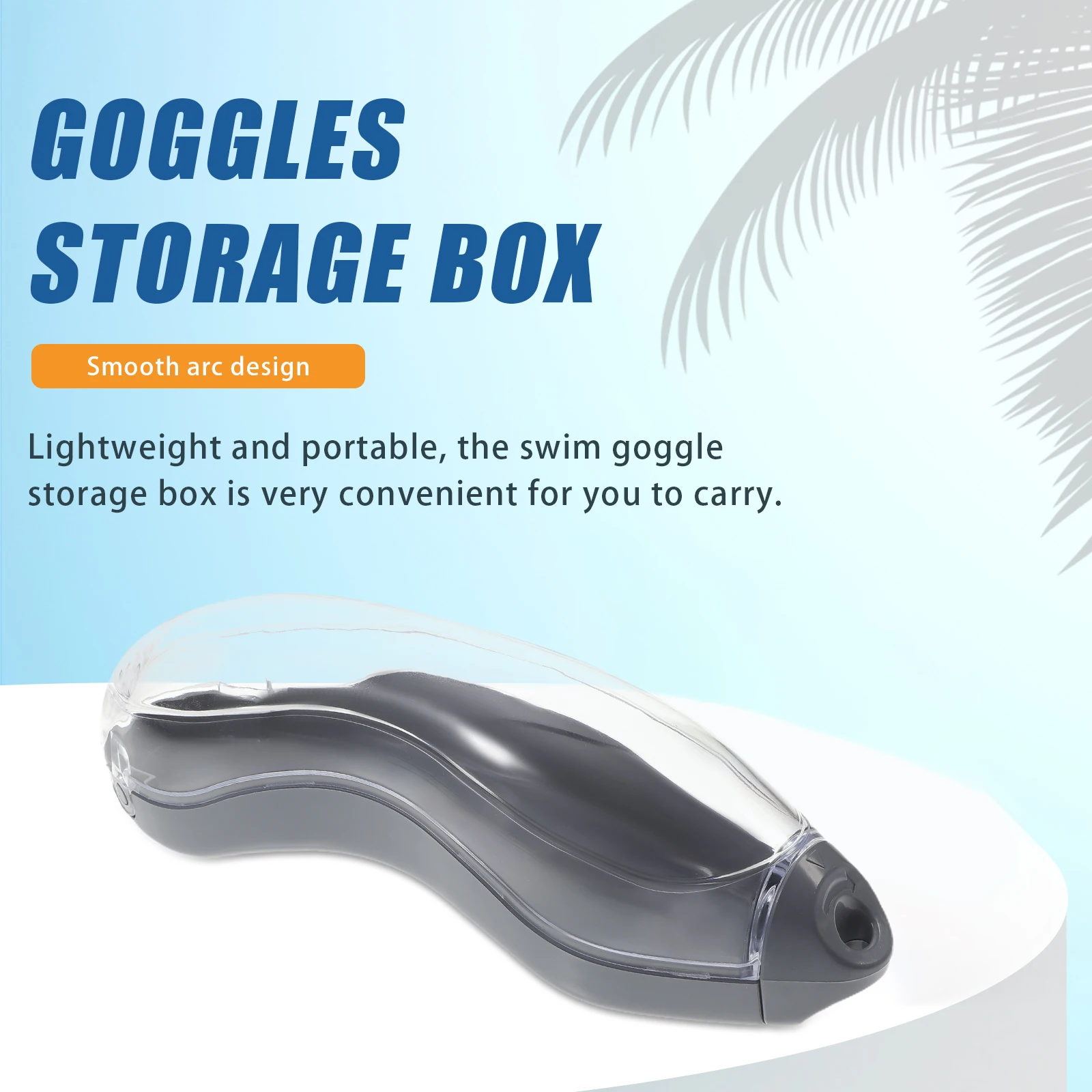 

3 шт., коробки для хранения очков для плавания, легкий портативный дорожный футляр, пластиковый органайзер, прочный, длительный срок службы, практичный дизайн, идея подарка