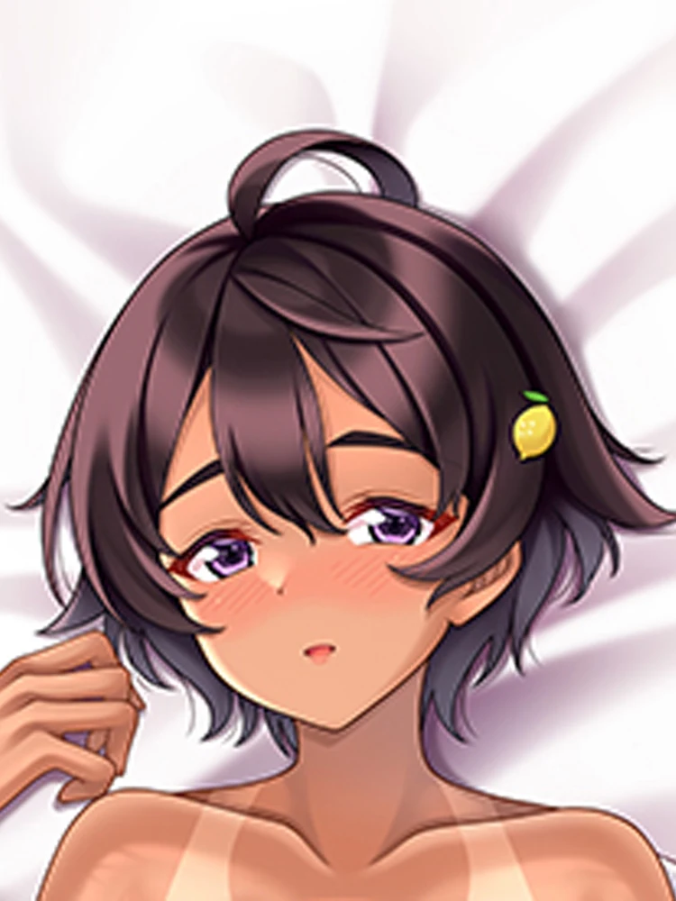 Dakimakura Anime Pillow Cover Lemon Yakishio Double Sided HD Print 2WAY Life Size Anime Body Pillowcase Gifts