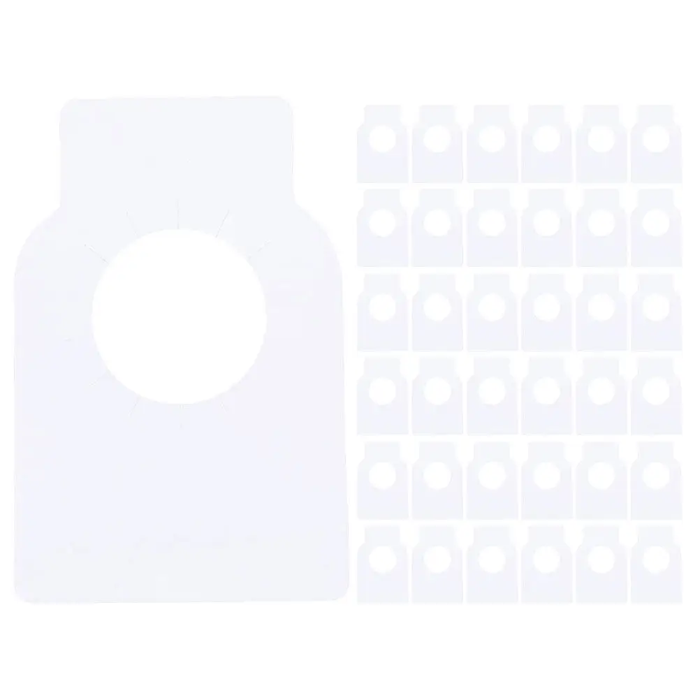 200Pcs Wine Bottle Tags Reusable PVC Double Side Blank Labels Creative Wine Bottle Labels for Cellar Party Display