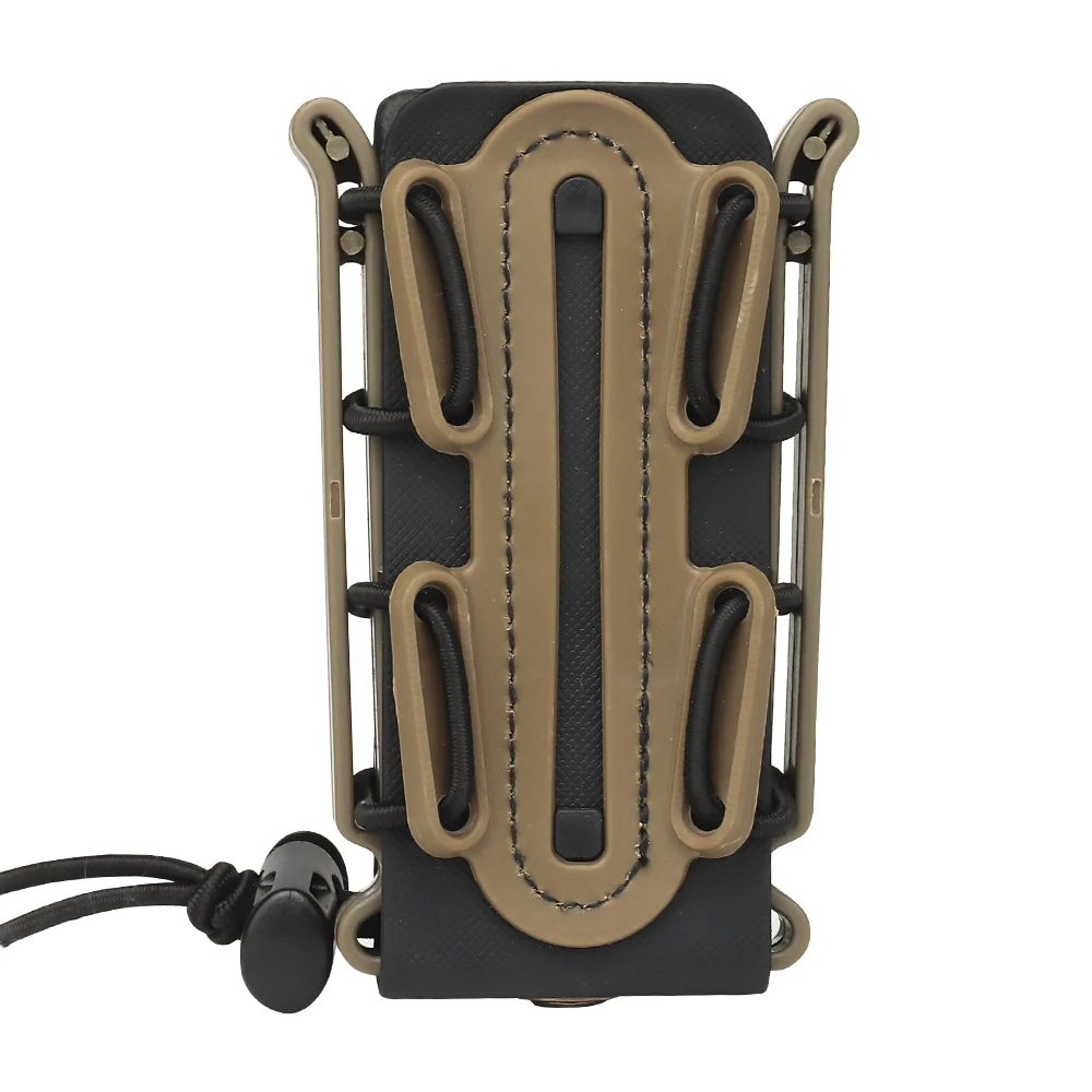 2Pcs 9mm Mag Pouches Pistol Magazine Pouch Soft Shell Magazine Pouch Tactical Rifle Fast Mag Carrier Holder for Belt&Molle Sytem