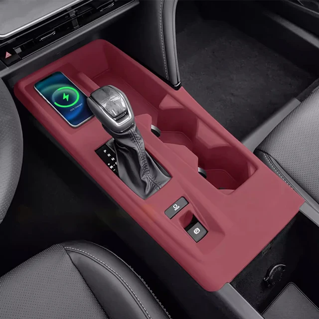 Dla Toyota Camry XV80 2024 2025 Silikonowy panel zmiany biegów do wnętrza samochodu z uchwytem na kubek na wodę Pokrywa podnoszenia okna