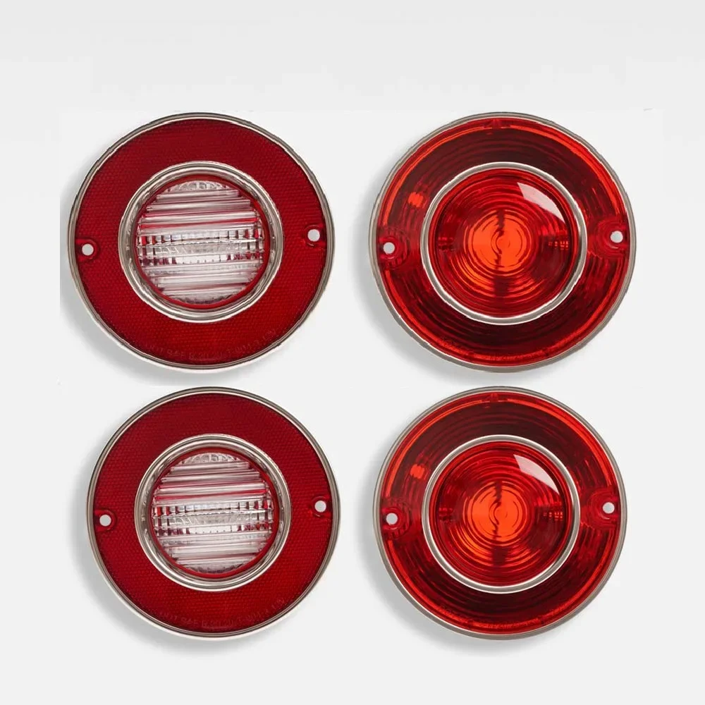 one set 4 pieces LED Rear stop Tail Light Brake light for Corvette 1975 1976 1977 1978 1979 taillight