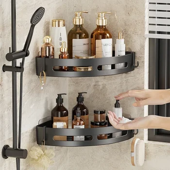 Adhesive Shower Caddy Shelf Set (1/2/3PCS) 1
